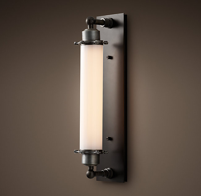 Бра Restoration Hardware GRAND EDISON MILK GLASS