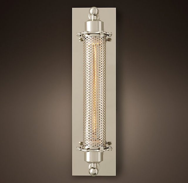 Бра Restoration Hardware GRAND EDISON PERFORATED METAL