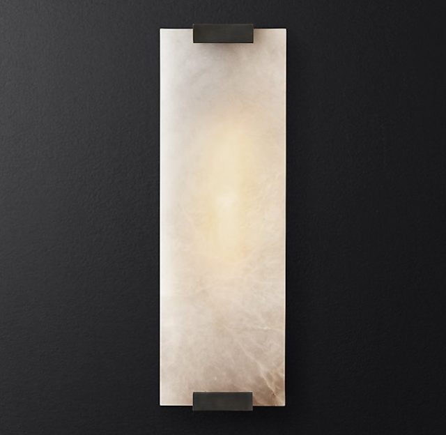 Бра Restoration Hardware HAND-CARVED ALABASTER RECT