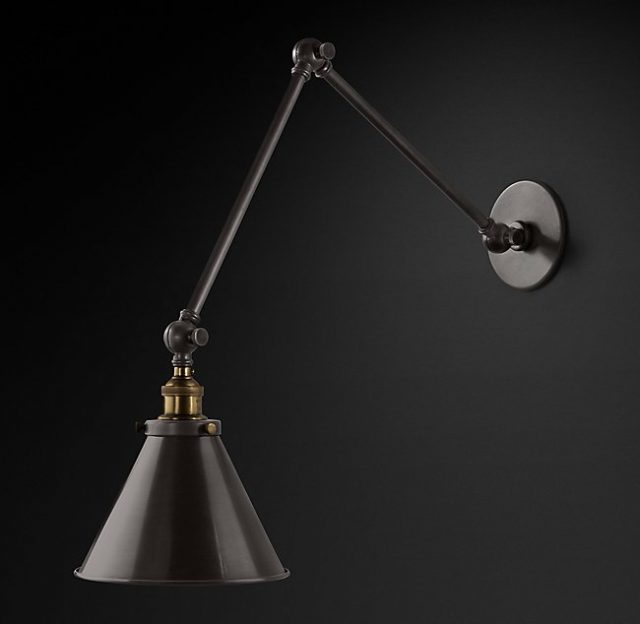 Бра Restoration Hardware LIBRARY DOUBLE SCONCE