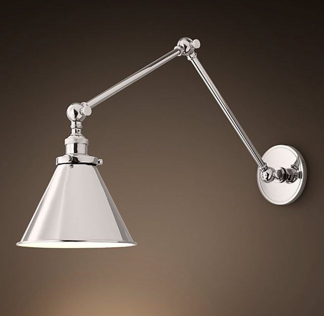 Бра Restoration Hardware LIBRARY DOUBLE SCONCE