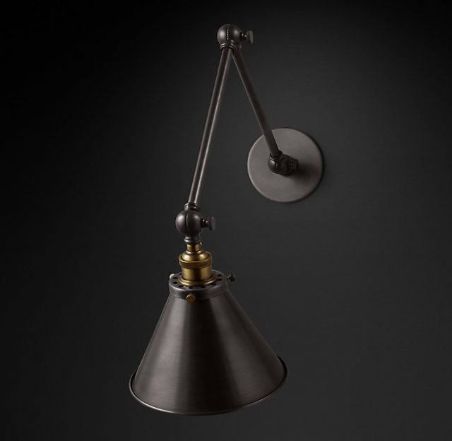 Бра Restoration Hardware LIBRARY DOUBLE SCONCE