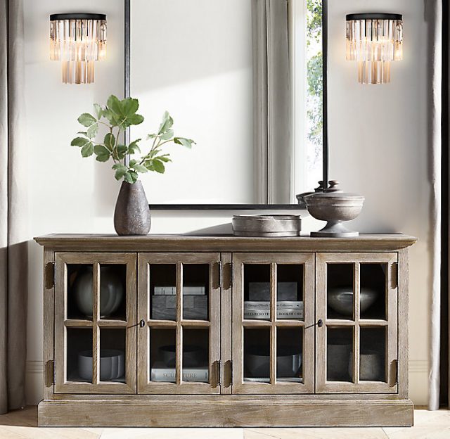 Бра Restoration Hardware ODEON CLEAR GLASS FRINGE
