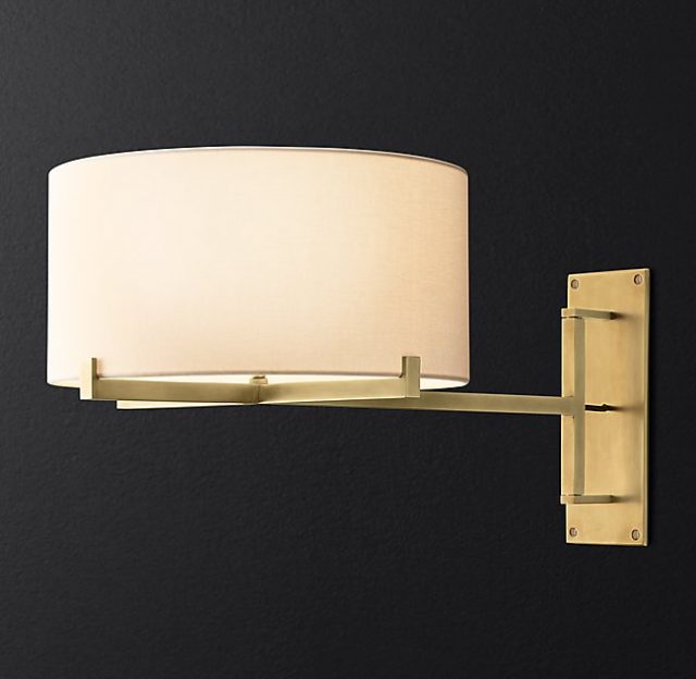 Бра Restoration Hardware PAUILLAC SHADED SWING-ARM