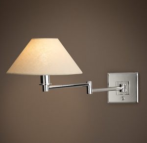 Бра Restoration Hardware PETITE SWING-ARM LINEN