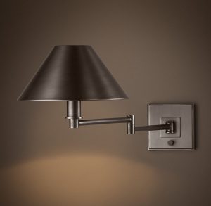 Бра Restoration Hardware PETITE SWING-ARM METAL