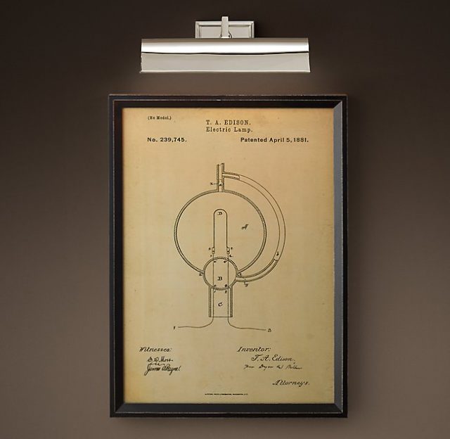 Бра Restoration Hardware PICTURE LIGHT SCONCE