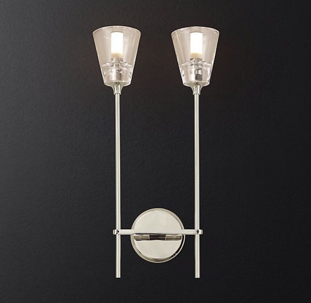 Бра Restoration Hardware TORCHE DE VERRE SINGLE SCONCE