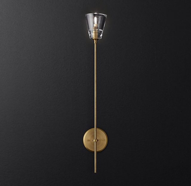 Бра Restoration Hardware TORCHE DE VERRE SINGLE SCONCE