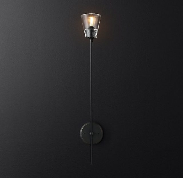 Бра Restoration Hardware TORCHE DE VERRE SINGLE SCONCE