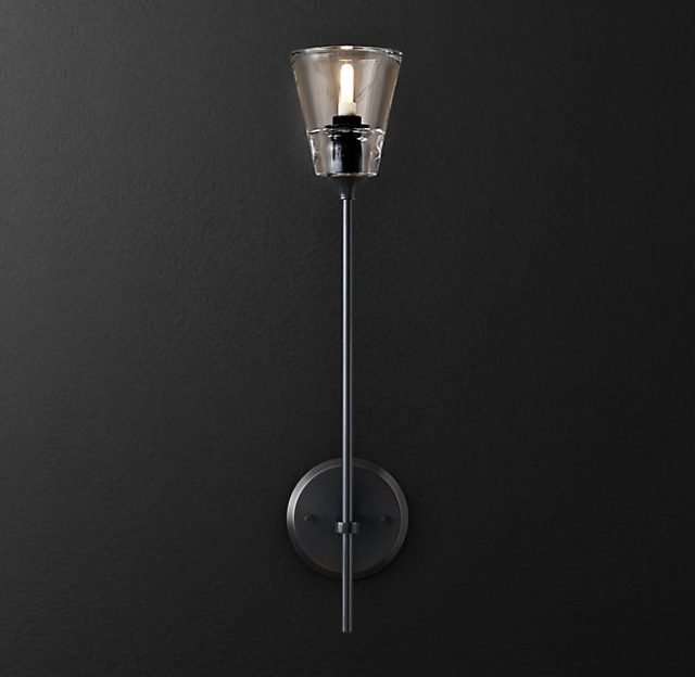 Бра Restoration Hardware TORCHE DE VERRE SINGLE SCONCE