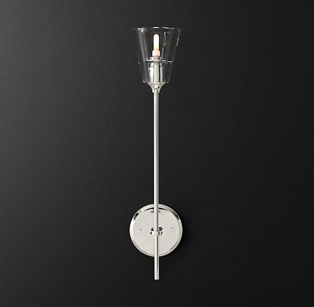 Бра Restoration Hardware TORCHE DE VERRE SINGLE SCONCE