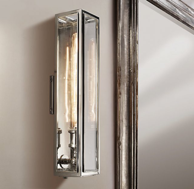 Бра Restoration Hardware UNION FILAMENT CLEAR GLASS NARROW