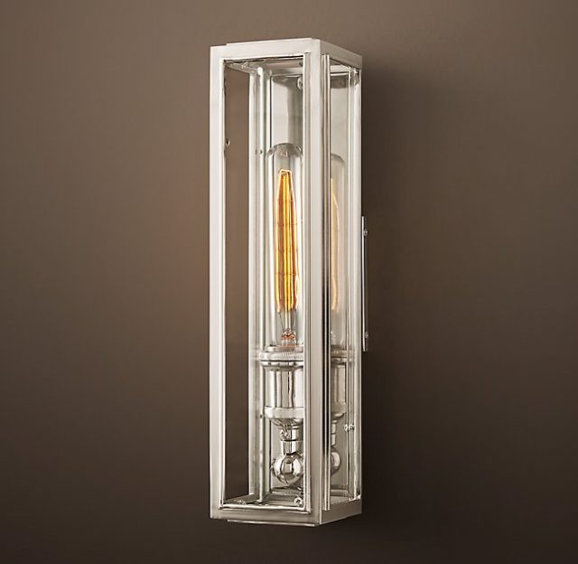 Бра Restoration Hardware UNION FILAMENT CLEAR GLASS NARROW