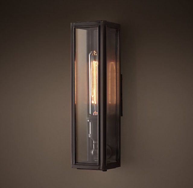 Бра Restoration Hardware UNION FILAMENT CLEAR GLASS NARROW