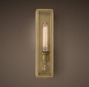 Бра Restoration Hardware UNION FILAMENT CLEAR GLASS NARROW