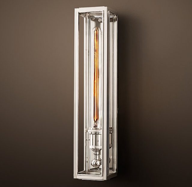 Бра Restoration Hardware UNION FILAMENT CLEAR GLASS NARROW