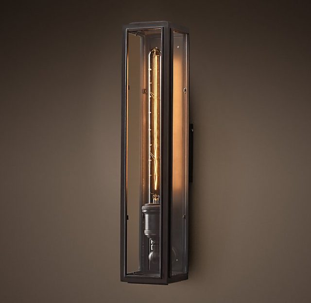 Бра Restoration Hardware UNION FILAMENT CLEAR GLASS NARROW