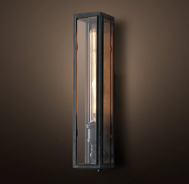 Бра Restoration Hardware UNION FILAMENT CLEAR GLASS NARROW