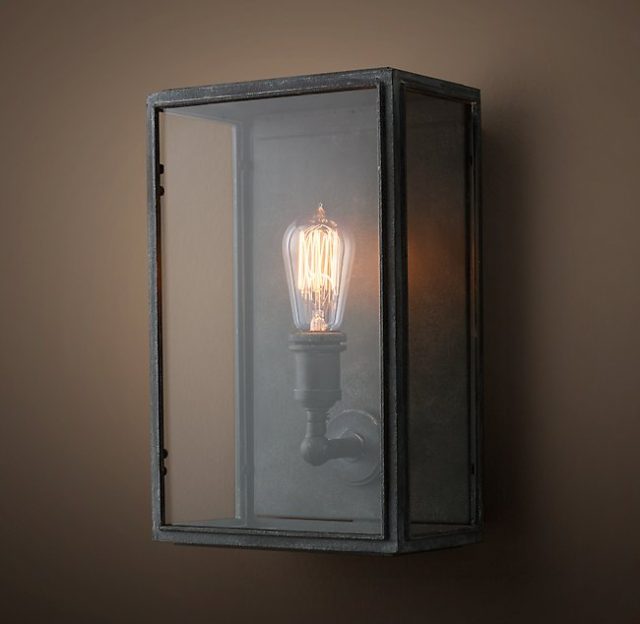 Бра Restoration Hardware UNION FILAMENT CLEAR GLASS WIDE SCONCE