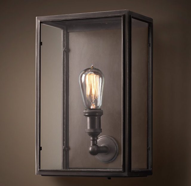 Бра Restoration Hardware UNION FILAMENT CLEAR GLASS WIDE SCONCE