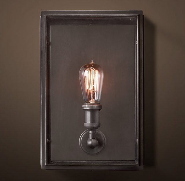 Бра Restoration Hardware UNION FILAMENT CLEAR GLASS WIDE SCONCE