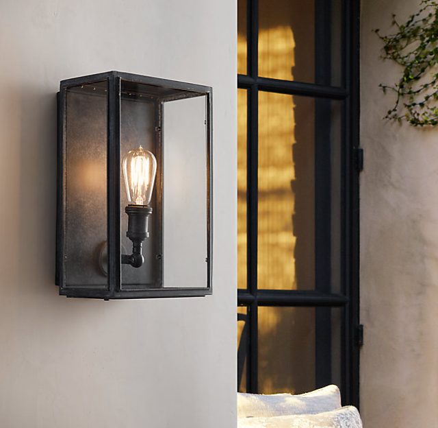 Бра Restoration Hardware UNION FILAMENT CLEAR GLASS WIDE SCONCE