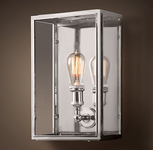 Бра Restoration Hardware UNION FILAMENT CLEAR GLASS WIDE SCONCE