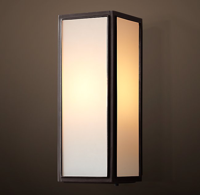 Бра Restoration Hardware UNION FILAMENT MILK GLASS WIDE SCONCE