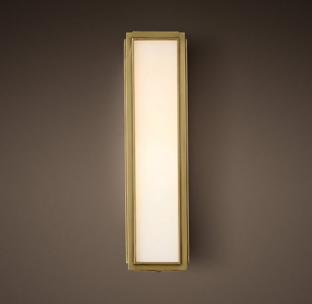 Бра Restoration Hardware UNION MILK GLASS NARROW