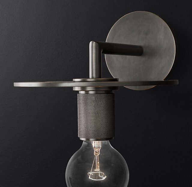 Бра Restoration Hardware UTILITAIRE DISK SCONCE