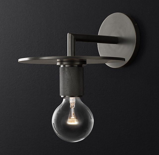 Бра Restoration Hardware UTILITAIRE DISK SCONCE