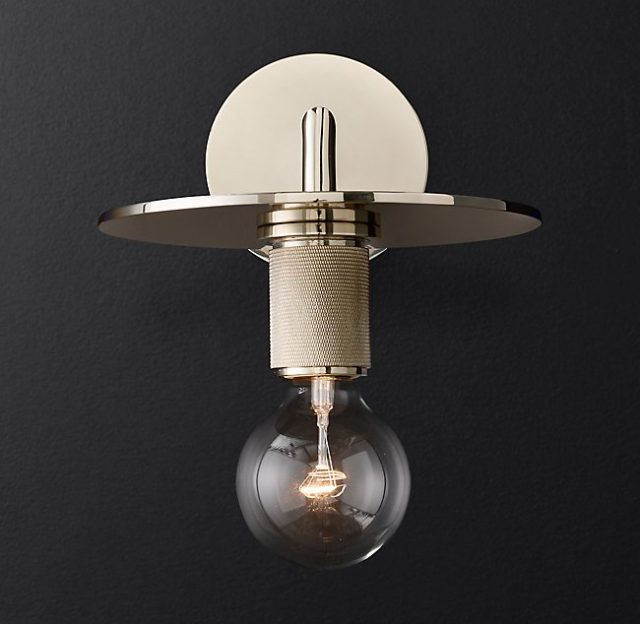 Бра Restoration Hardware UTILITAIRE DISK SCONCE