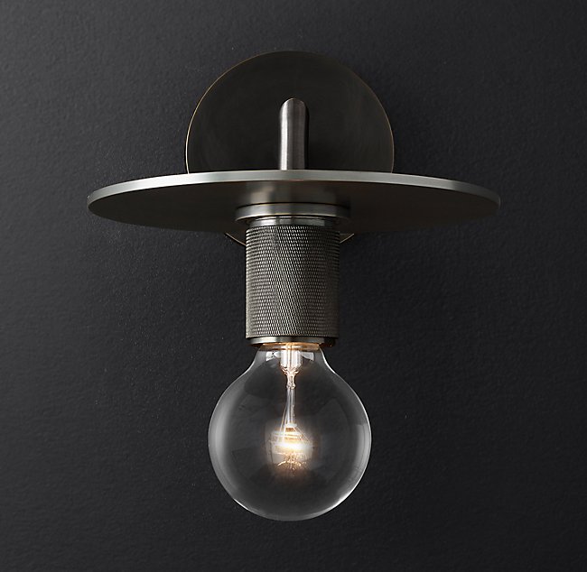 Бра Restoration Hardware UTILITAIRE DISK SCONCE