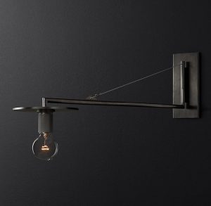 Бра Restoration Hardware UTILITAIRE DISK SWING-ARM