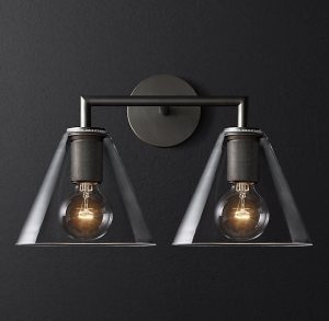 Бра Restoration Hardware UTILITAIRE FUNNEL SHADE DOUBLE