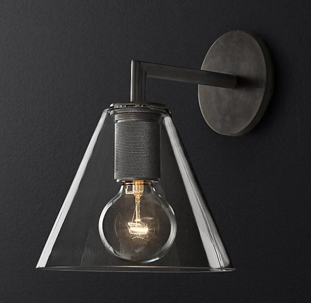 Бра Restoration Hardware UTILITAIRE FUNNEL SHADE SINGLE