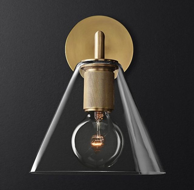 Бра Restoration Hardware UTILITAIRE FUNNEL SHADE SINGLE