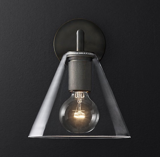 Бра Restoration Hardware UTILITAIRE FUNNEL SHADE SINGLE
