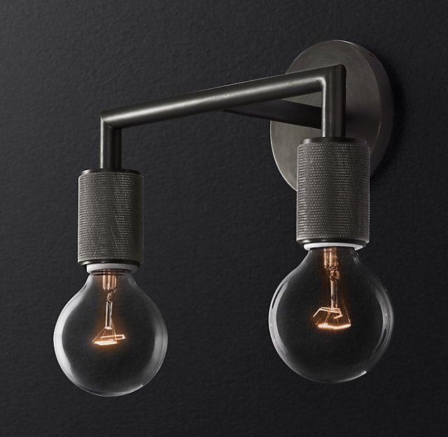 Бра Restoration Hardware UTILITAIRE SOCKET DOUBLE