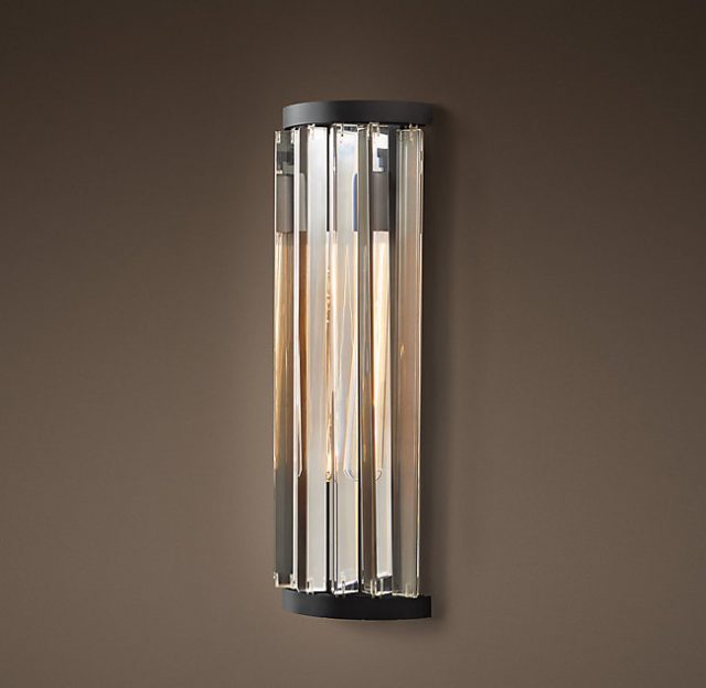 Бра Restoration Hardware WELLES CLEAR CRYSTAL