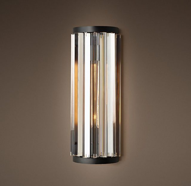 Бра Restoration Hardware WELLES CLEAR CRYSTAL