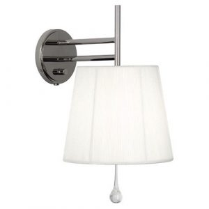 Бра Robert Abbey Annabelle Sconce Polished Nickel/White