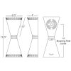 Бра Robert Abbey Jonathan Adler Havana Sconce