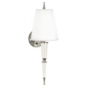Бра Robert Abbey Jonathan Adler Versailles Sconce White/Lily/Nickel