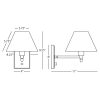 Бра Robert Abbey Meilleur Sconce Polished Nickel