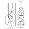 Бра Robert Abbey Michael Berman Brut Sconce Polished Nickel