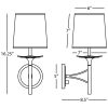 Бра Robert Abbey Trigger Sconce Polished Nickel