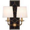 Бра Robert Abbey Williamsburg Dickinson Sconce Black/Aged Brass