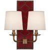Бра Robert Abbey Williamsburg Dickinson Sconce Blood/Aged Brass